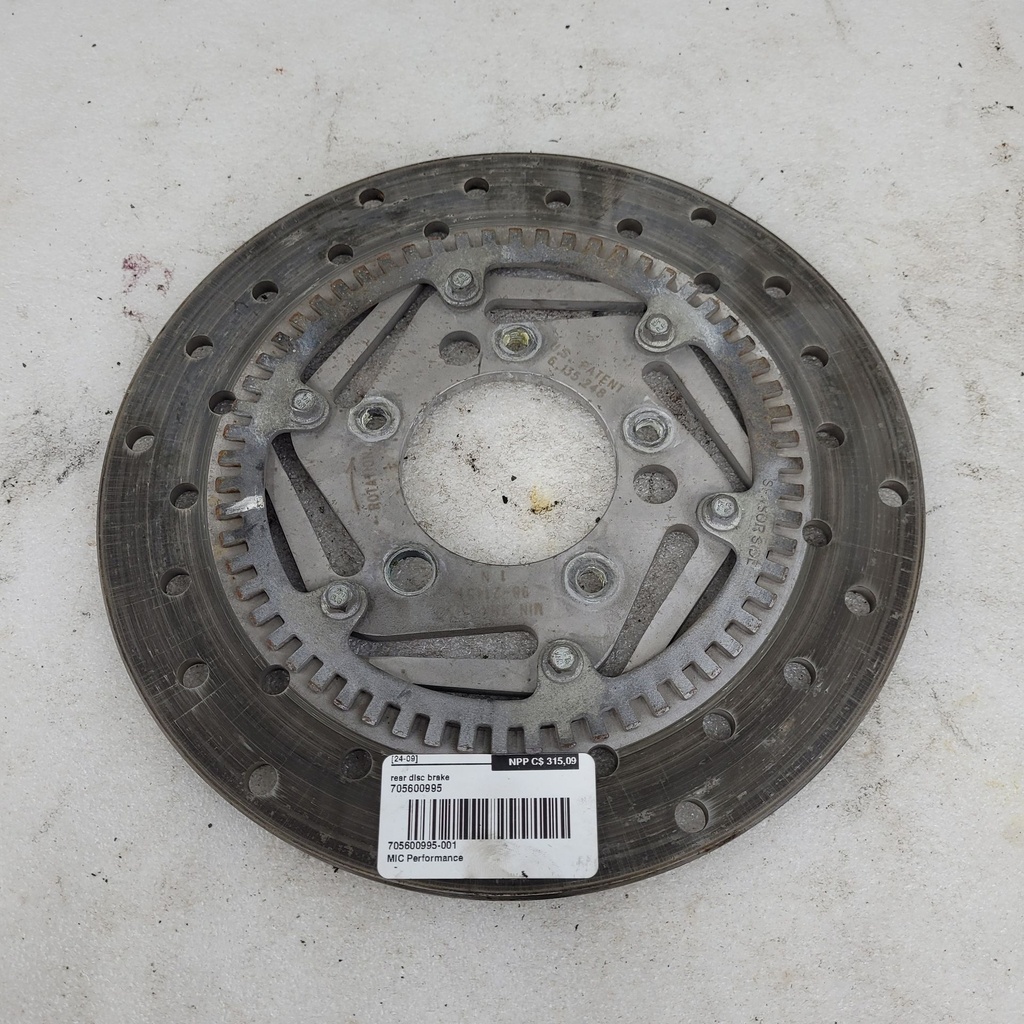 (new ref. 705600591) rear disc brake