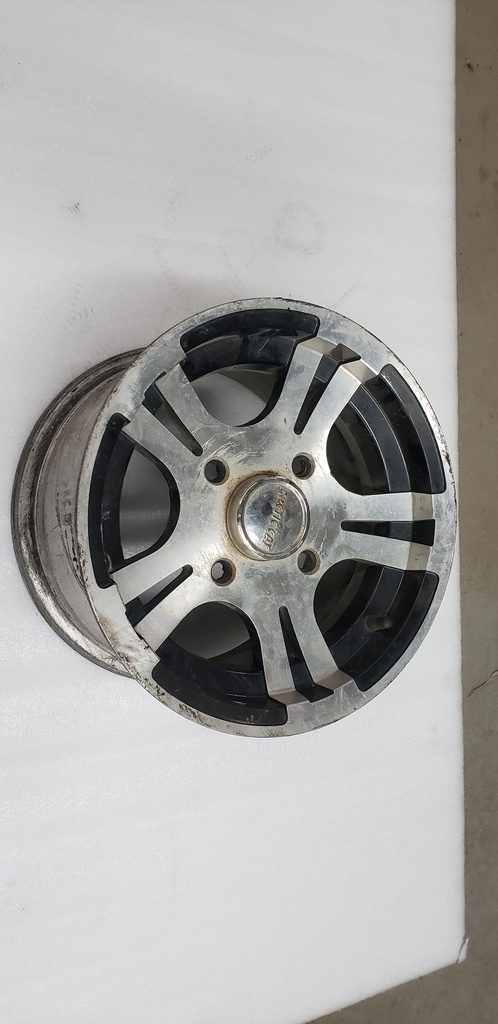 wheel,rear- aluminum (12x7.5)(black) (inc. 9)