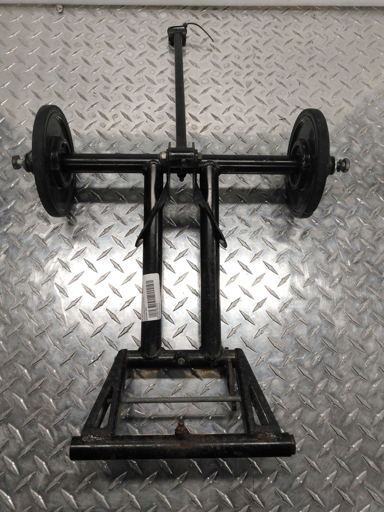 track arm, rear, black