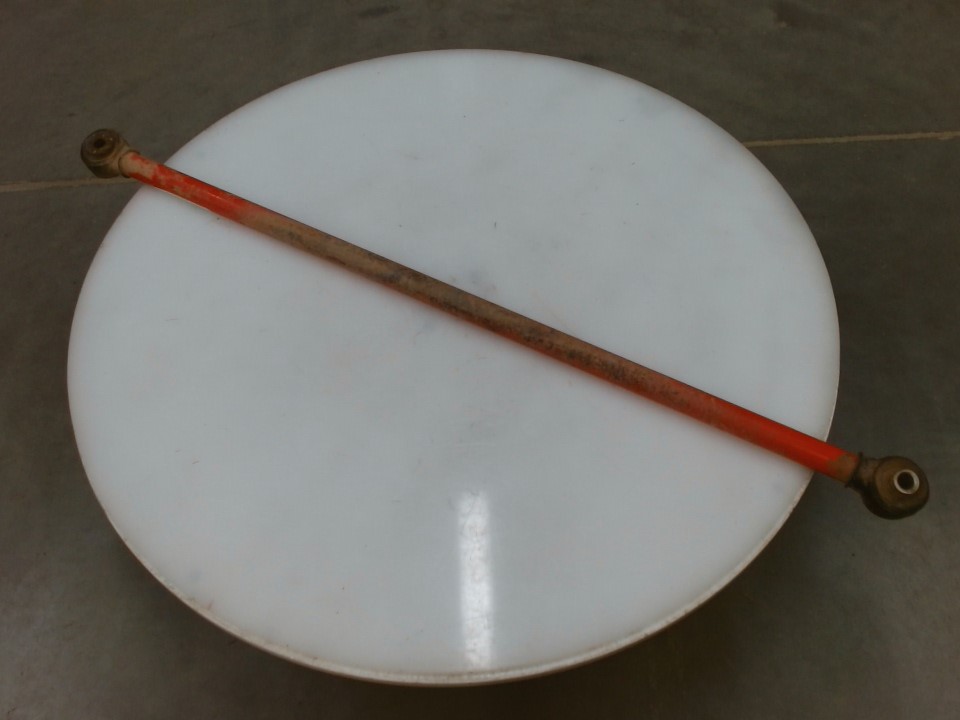 radius rod assembly, bottom, in