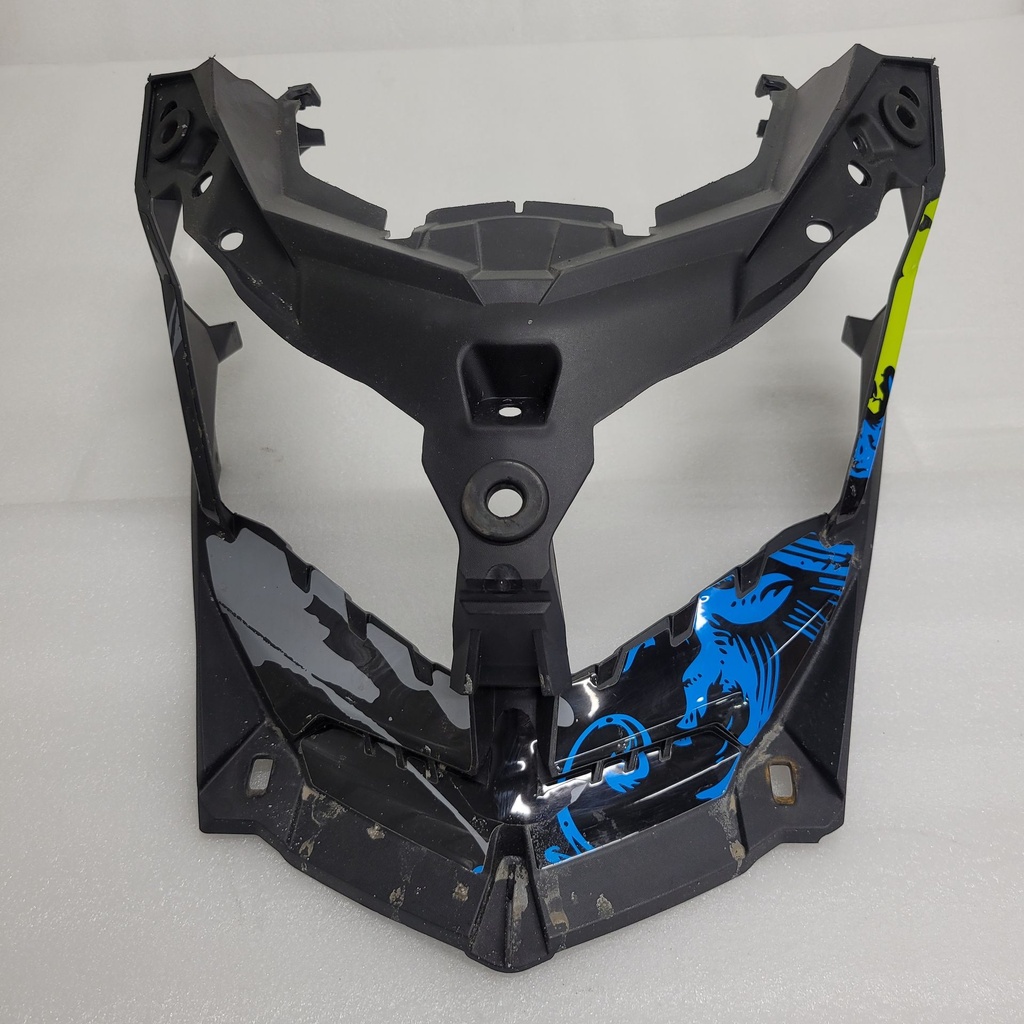 deep black, headlamp fairing