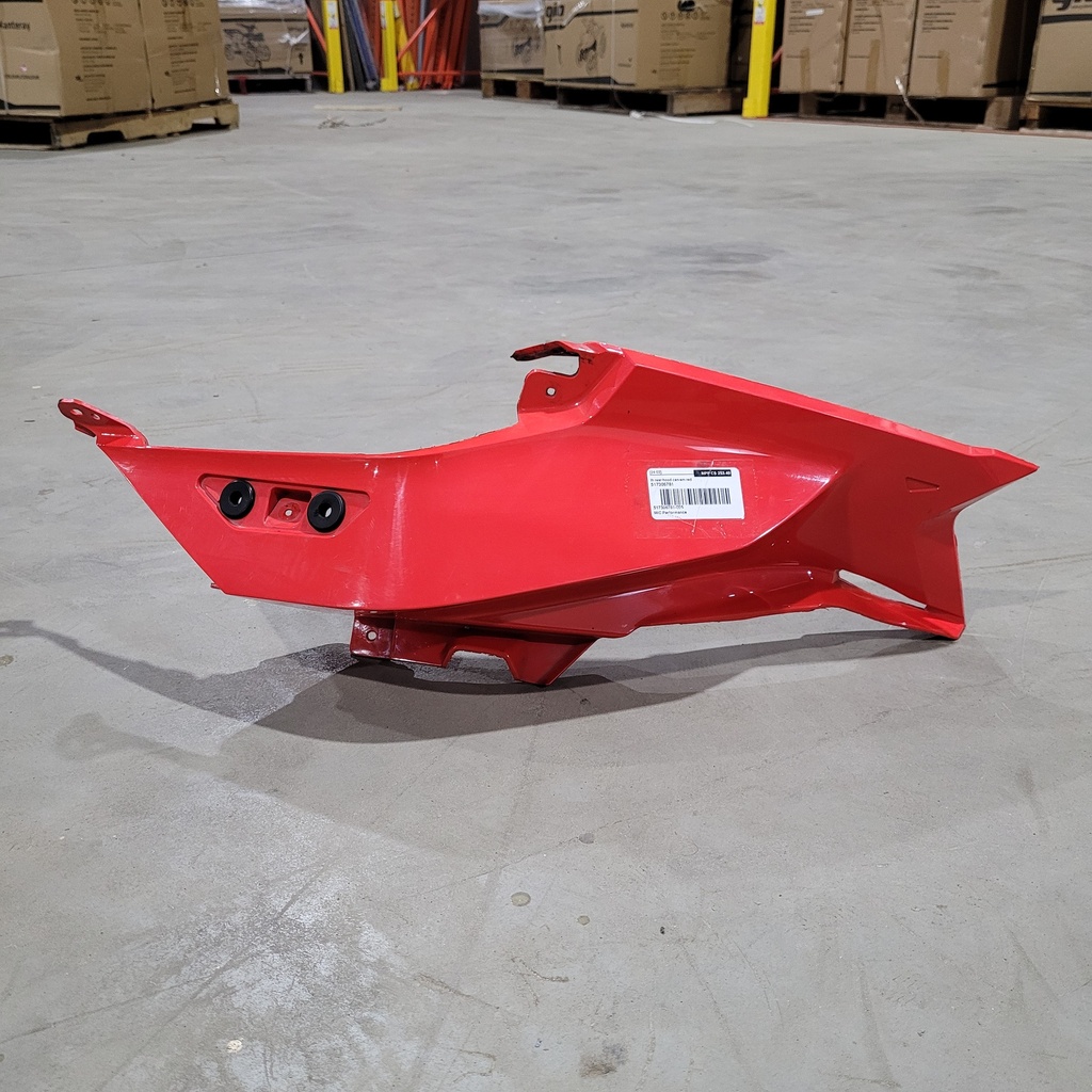 lh rear hood can-am red
