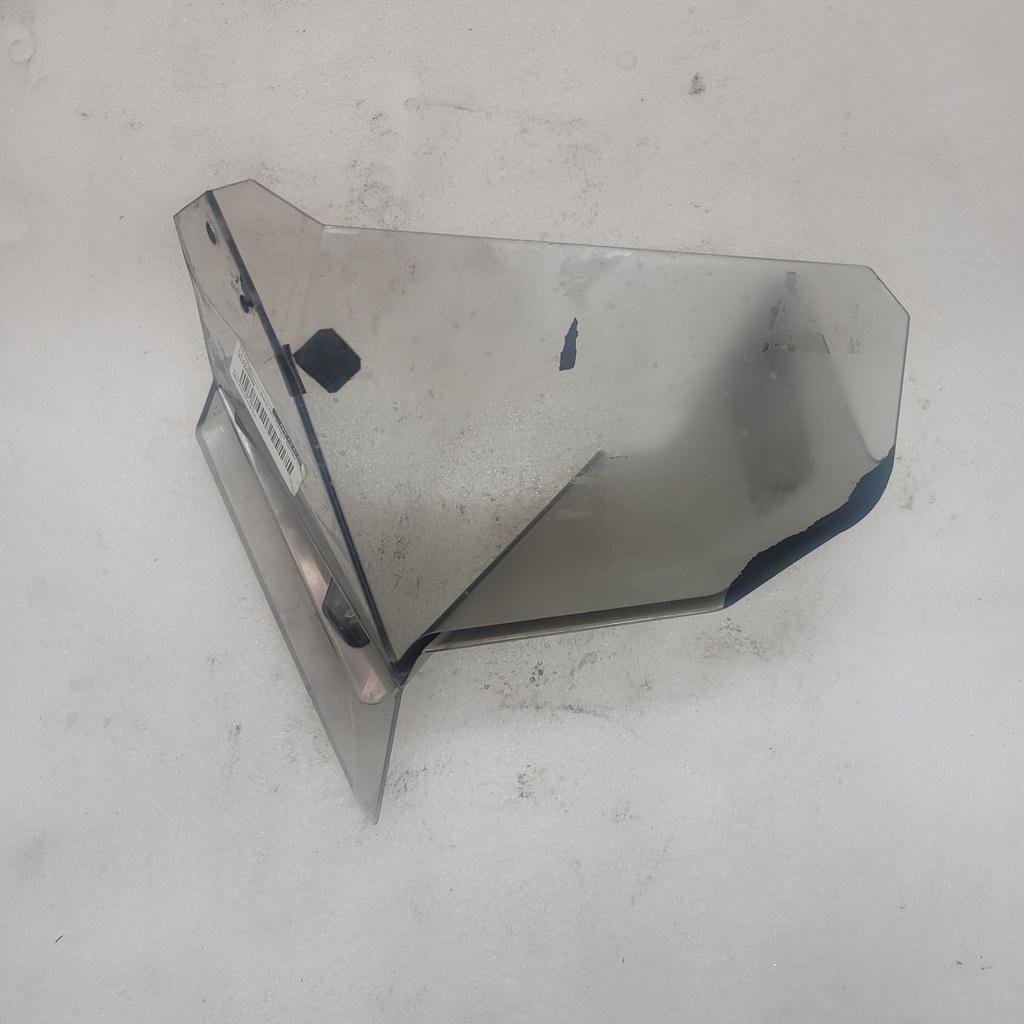 lh air deflector, black 63% transm.