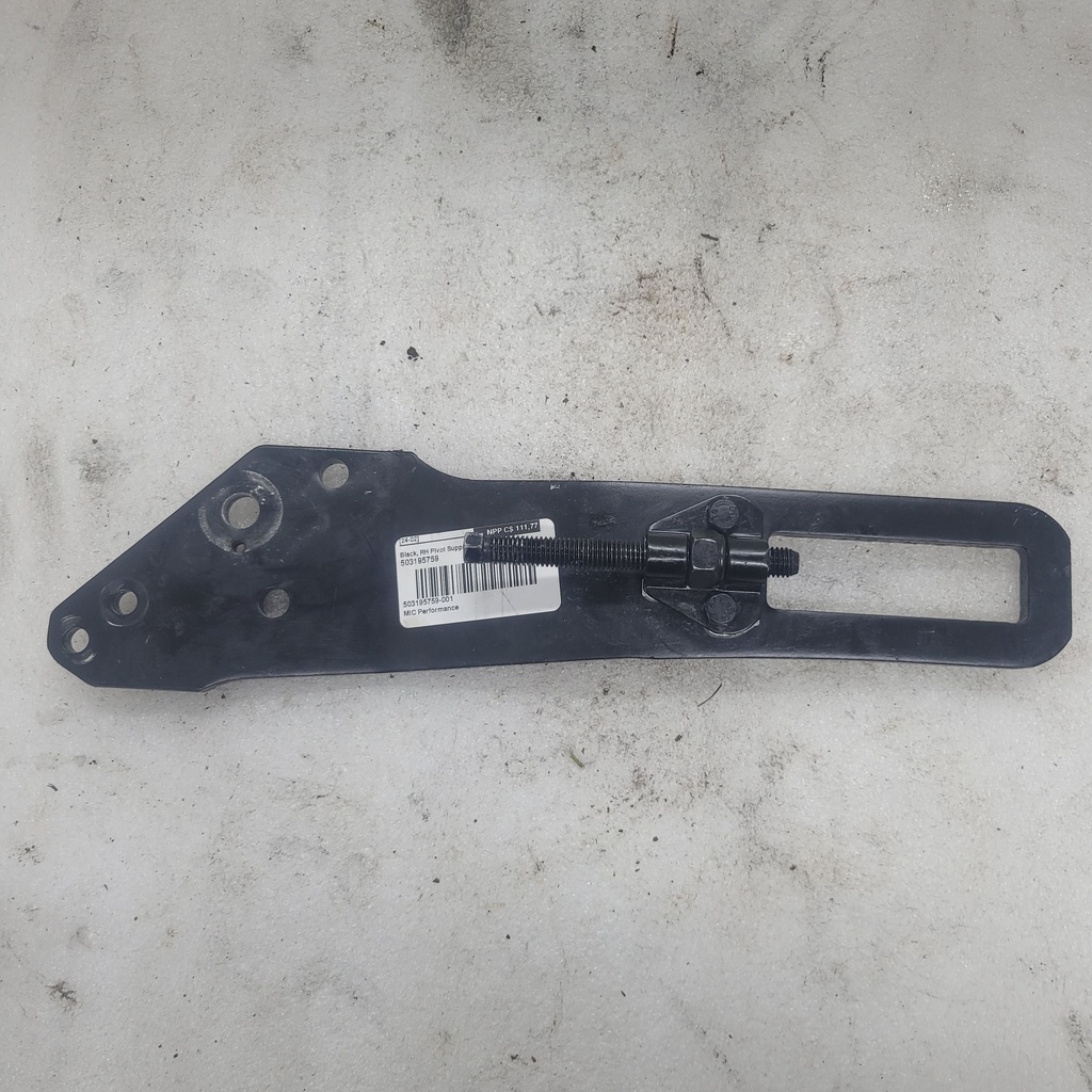 black, rh pivot support long