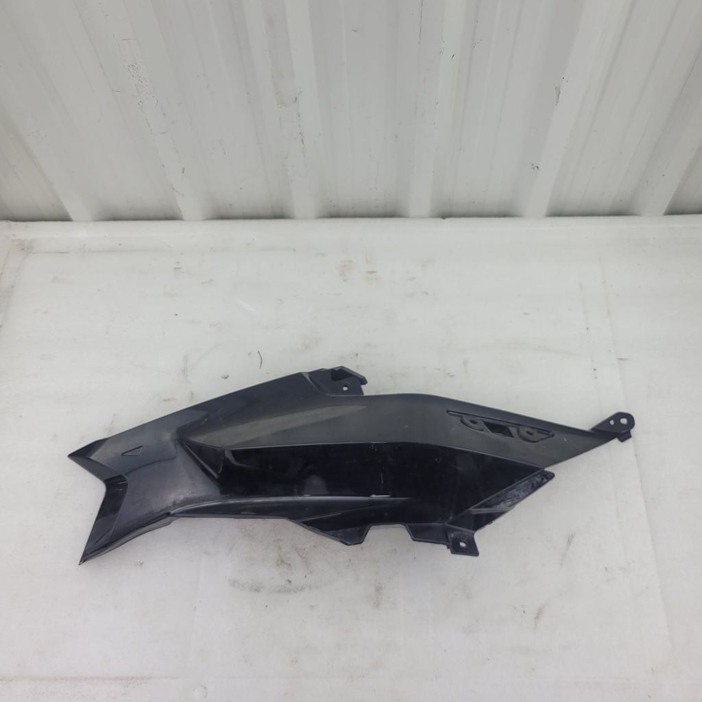 black, rh rear hood