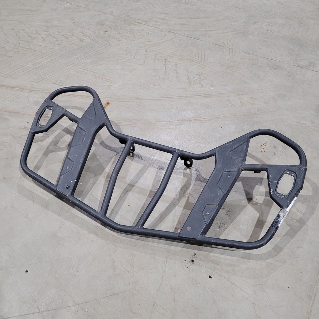 black, front luggage rack