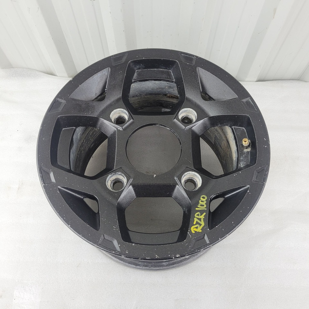 wheel, rear, 12 x 8, cast, flas