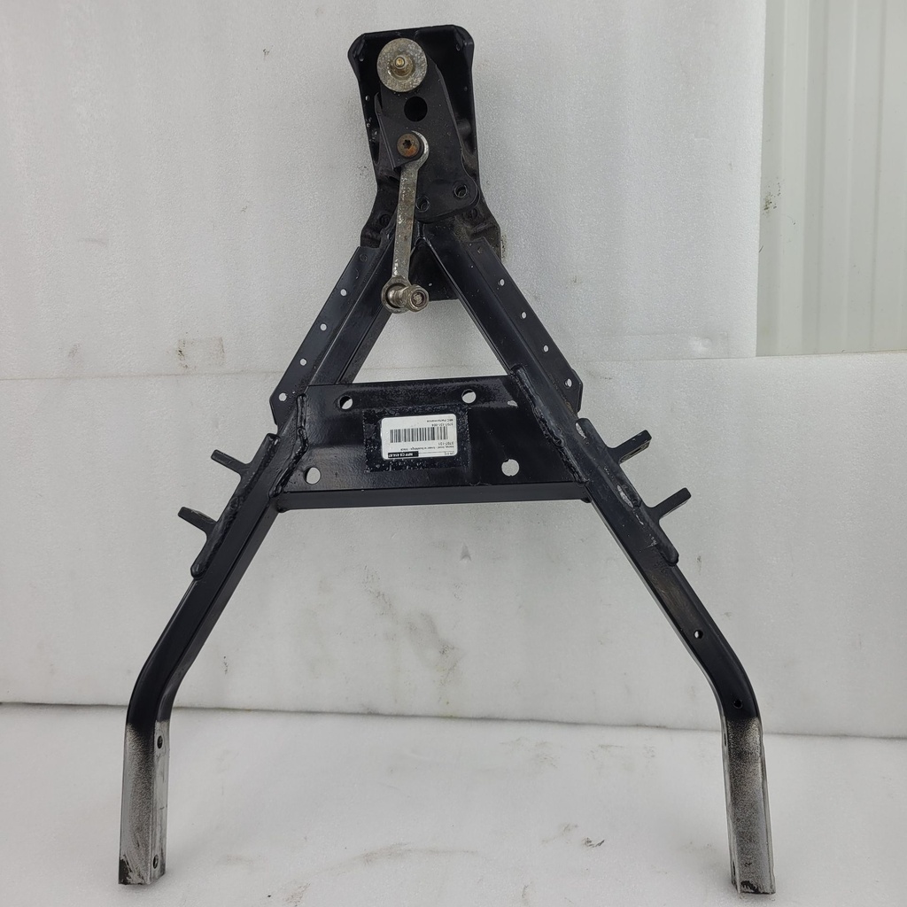 frame, front - lower w/bushings - black