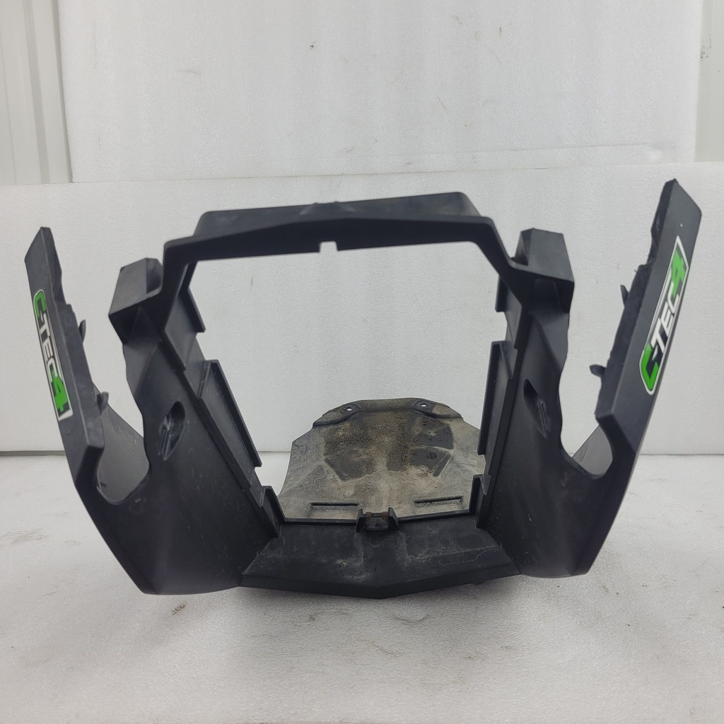 fascia, front w/o decal - black