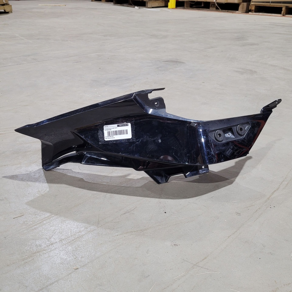 deep black, rh rear hood