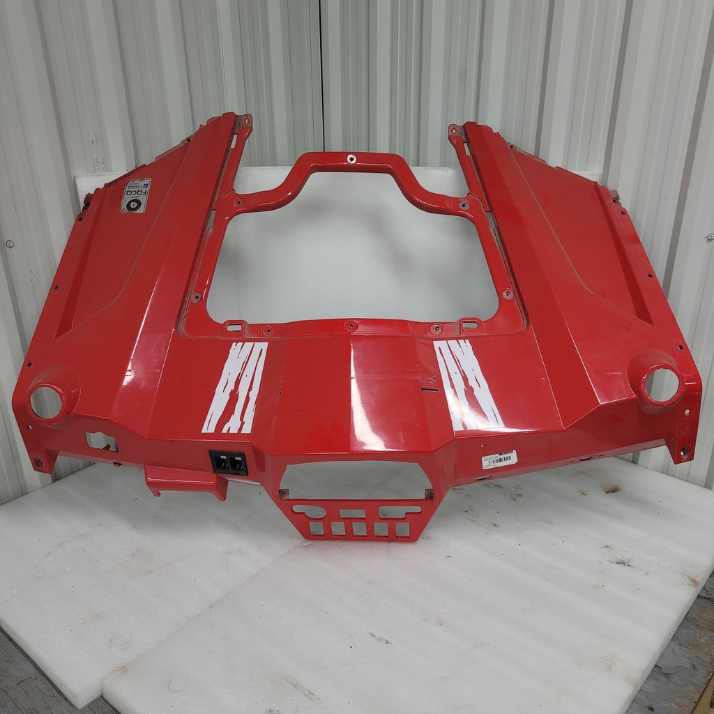 front fender, ferrari red. (truck freight) painted red