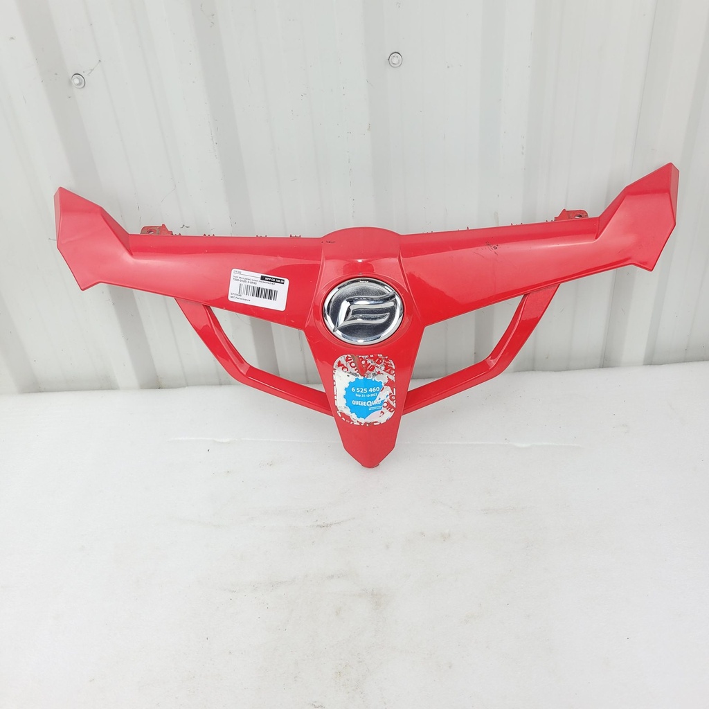 front deco panel, ferrari red painted red