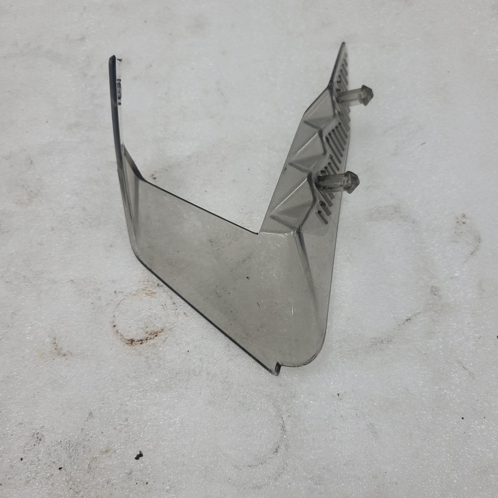 deflector lh, black 63% light transm. packages x & xrs iron dog