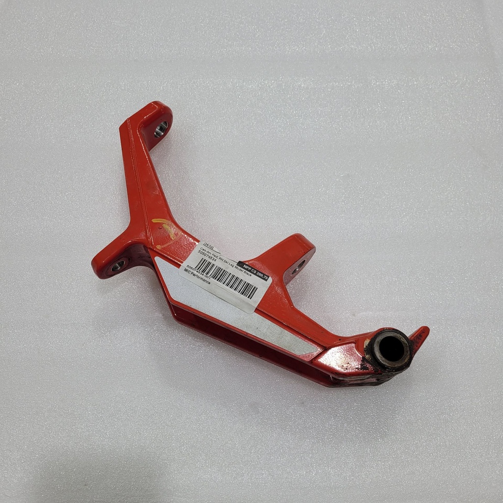 Can-Am Red, RH Ski Leg Model Black