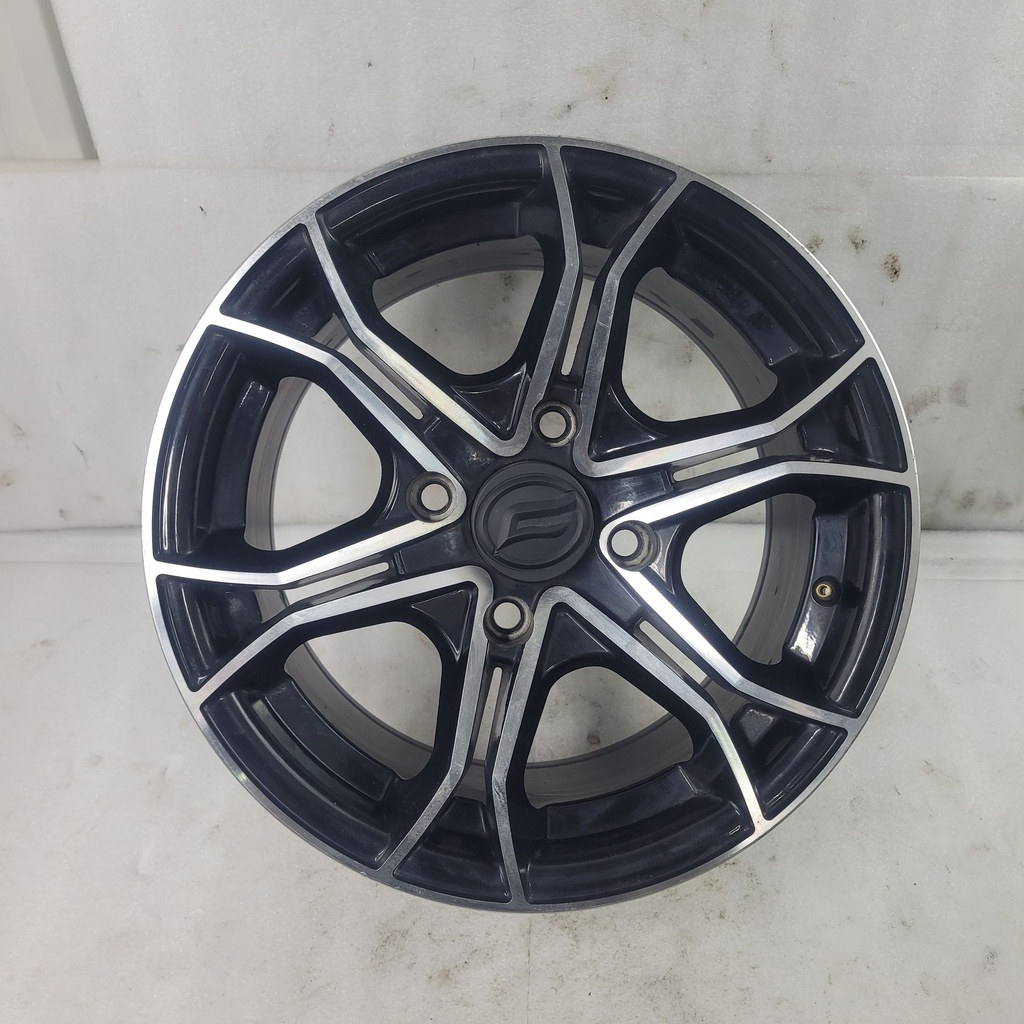 rear alum. rim 14", alum. rim, black