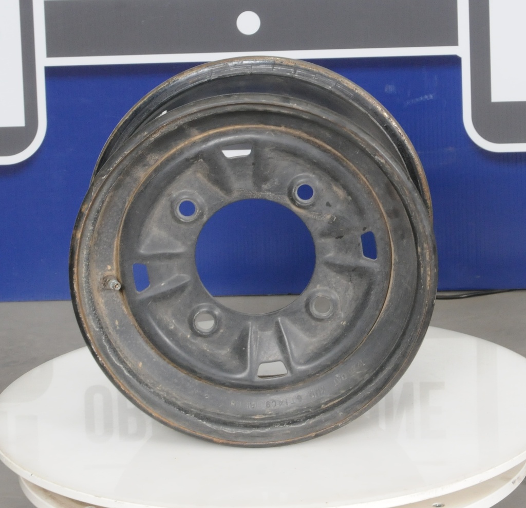 rim, front, 10 ga, 12 x 6, matt