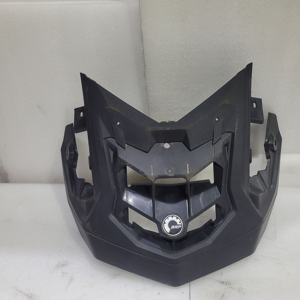 deep black, center hood