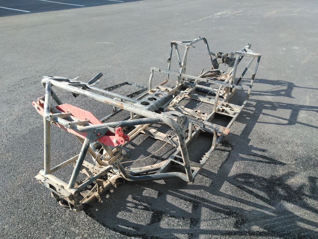 POLARIS - FRAME, MAIN, REAR, MATTE BLACK