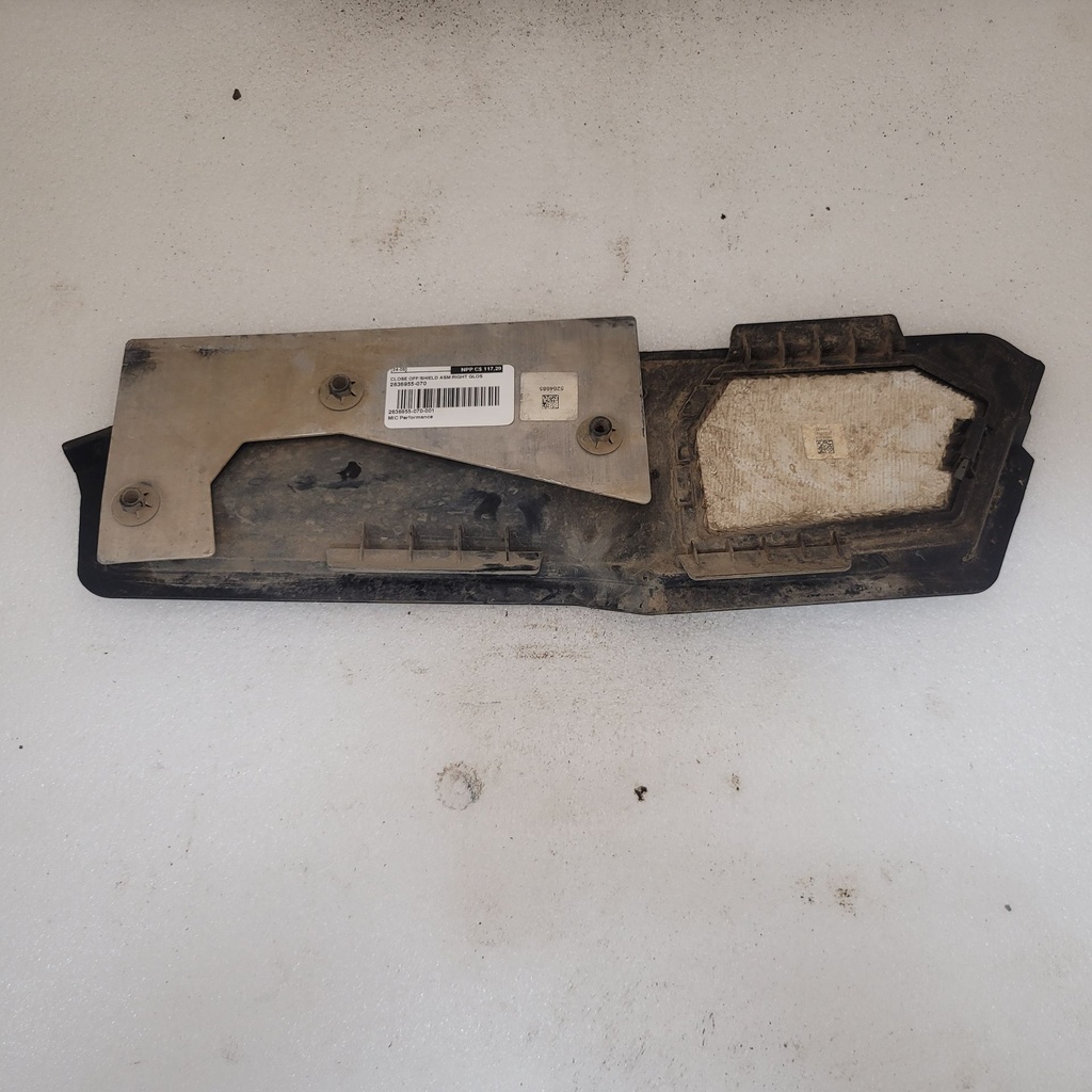 close off/shield asm right glos