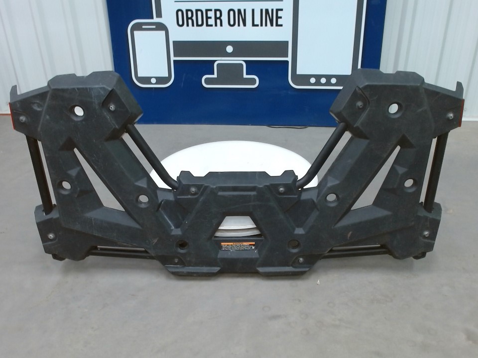 rear rack assembly, gloss black