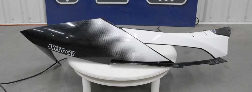 Hood w/Decals - Left - Black