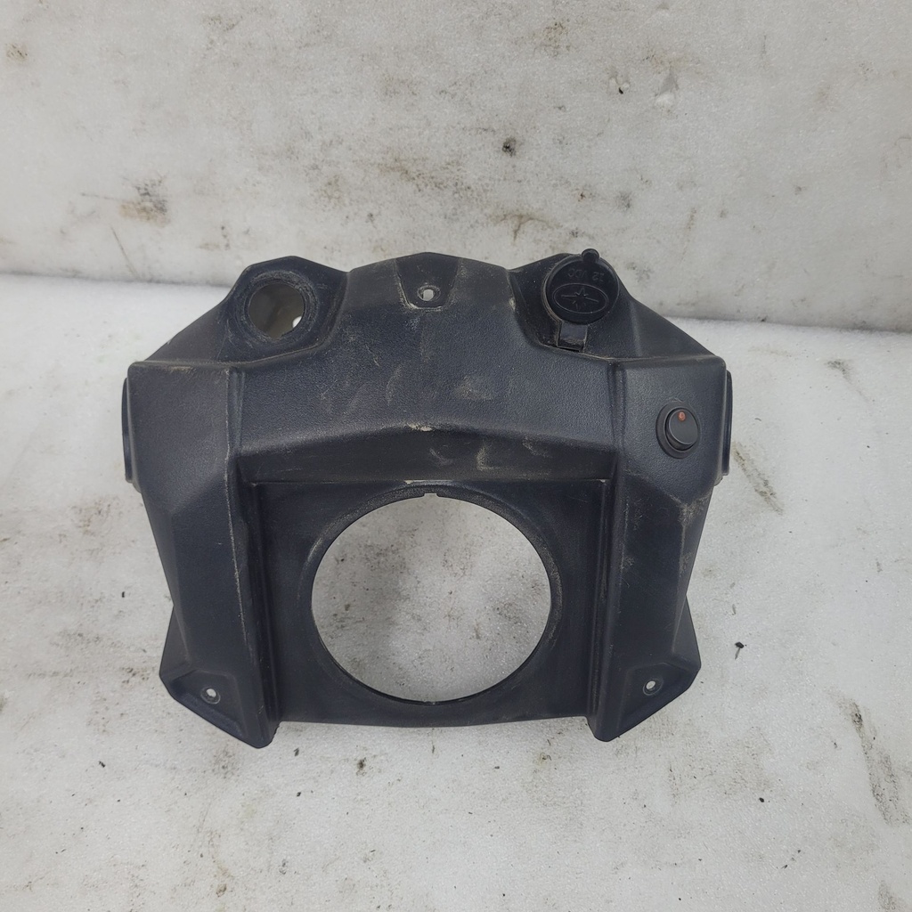 headlight pod w/ round cutout r