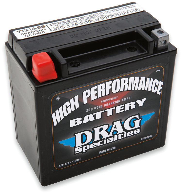 DRAG SPECIALTIES BATTERIES  DRGM7RH4S