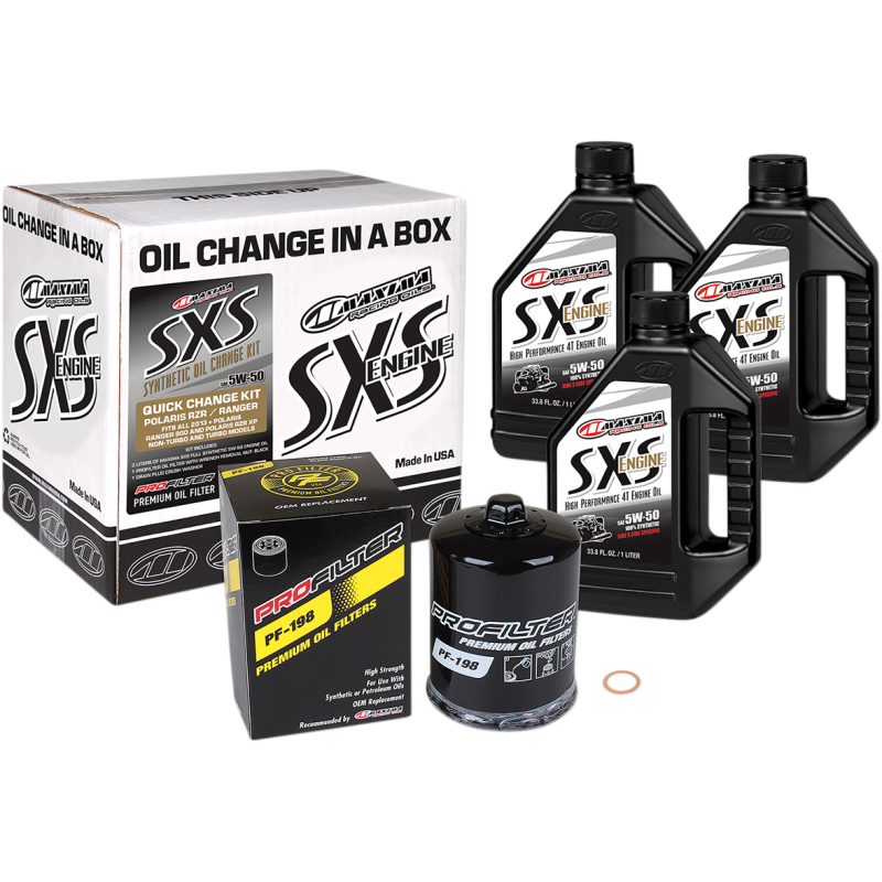 MAXIMA SXS KIT FULL SYNTHETIC 5W50