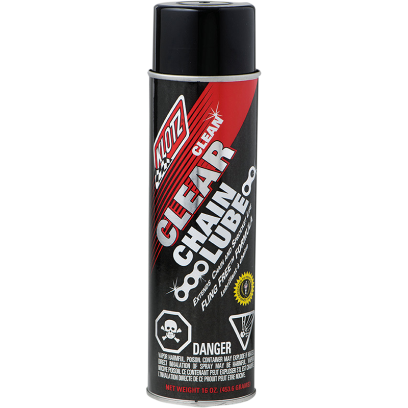 (CS/10) CLEAR CHAIN LUBE 16oz