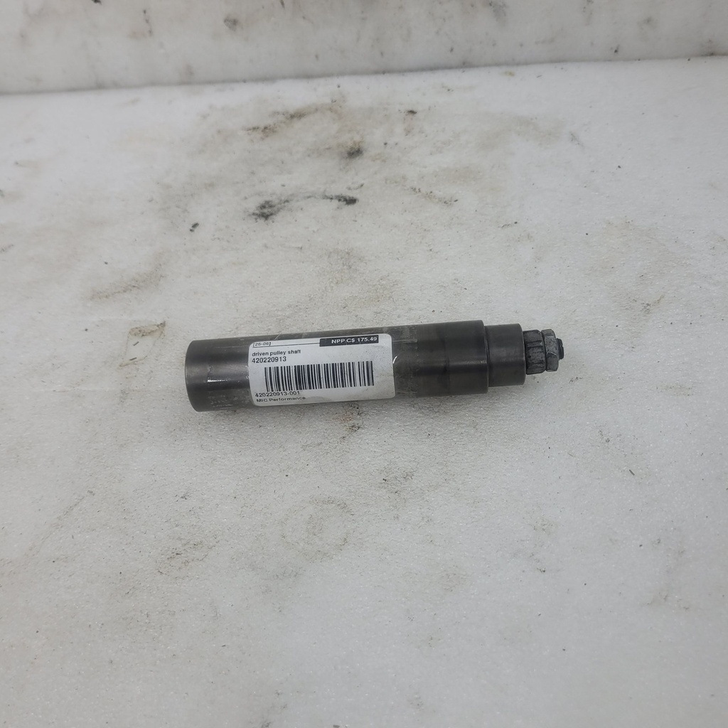 driven pulley shaft