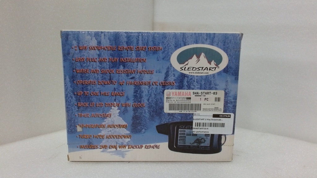 SLEDSTART 2 Way Snowmobile Remote Start System - SMA-START-03