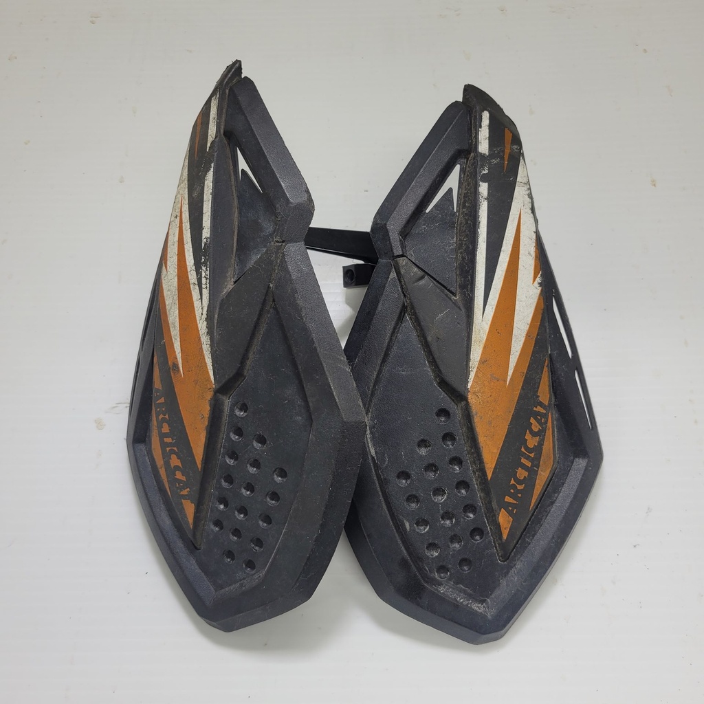 Hand Guards - Black & Orange