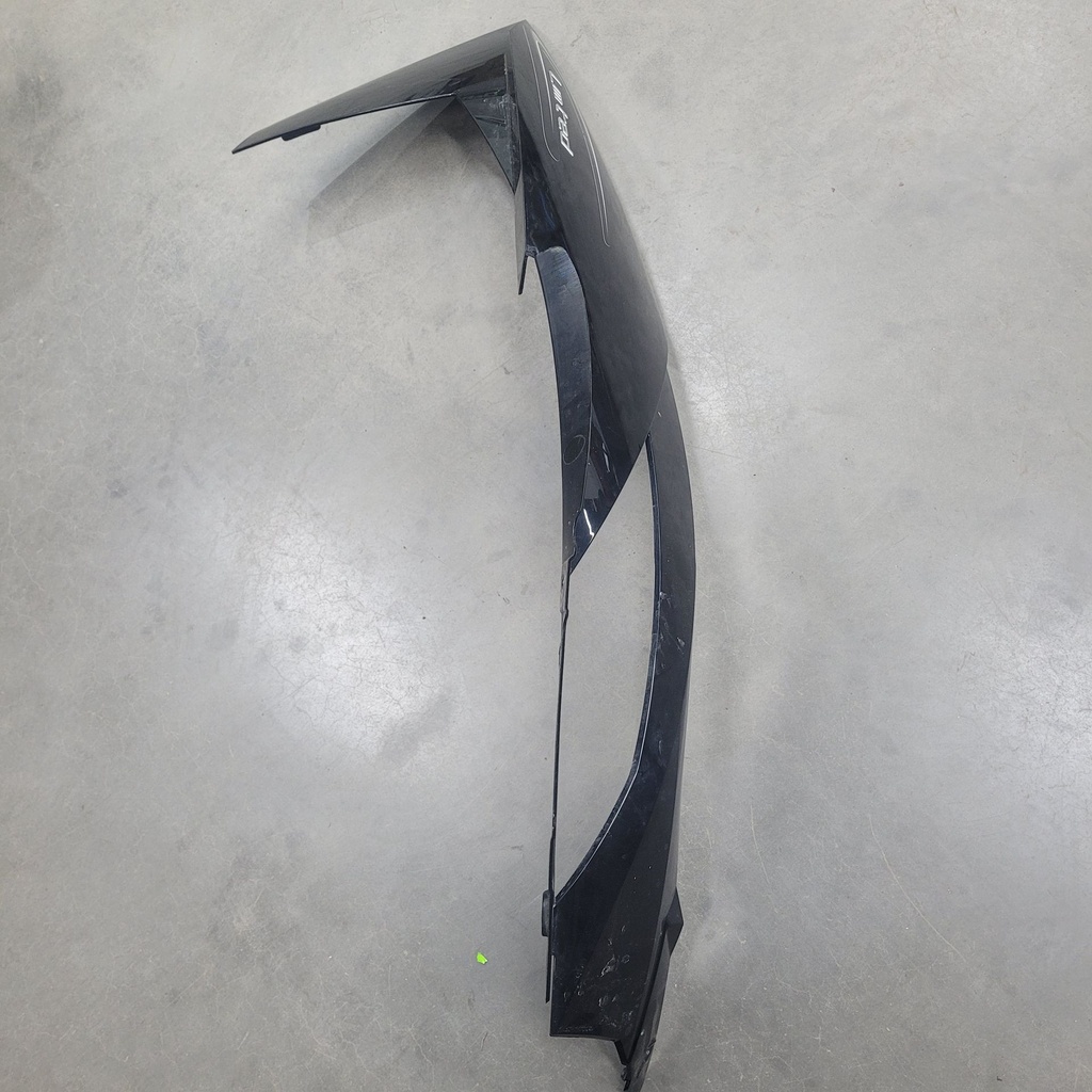 hood w/o decals - left - black