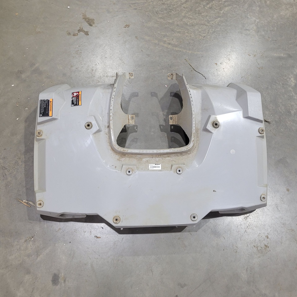 cab assembly, rear, ghost gray