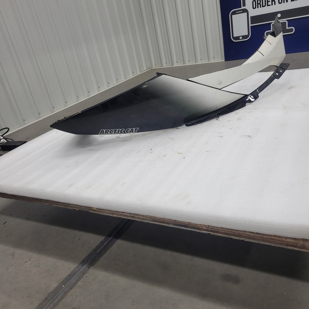 hood w/o decals - left - black (inc. 3-4)