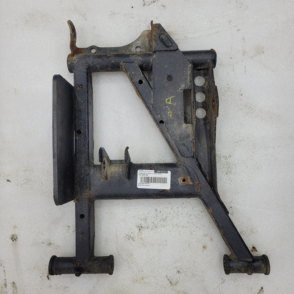 a-arm weld, rear, lower, right,[ab]
