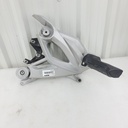 BRP (Can-am / Ski-doo)-rh crystal silver rear footrest support-705008275