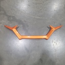 CF Moto-front deco plate (crystal orange)-9DS#-041012-6000-0Y6
