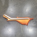 CF Moto-right hand side cover, lwb (crystal orange)-9CS#-042068-6401-0Y6