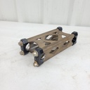 block, riser - 5.5" - bronze