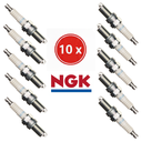 NGK-Lot de 10 Bougies NGK DCPR8E (Plus Froide) - Pour Harley-Davidson Stage 1 / Moteur Préparé-DCPR8E