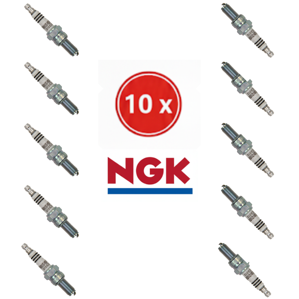 Lot de 10 Bougies NGK Iridium CR9EIX - L'Upgrade Ultime pour ...