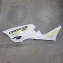 CF Moto-lh side cover, pearl white pearl white-9DQV-042021-3000-0VE00