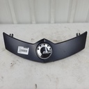 BRP (Can-am / Ski-doo)-front fascia, metallic black rs-s alloy orange-black model-705004573