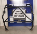 POLARIS-(new ref. 1019564-458) cab frame weld, rear, matte bla-1017785-458