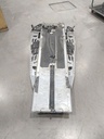 BRP (Can-am / Ski-doo)-silver module chassis tunnel 129 inch packages blizzard & x - hyper silver frame-415130235
