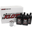 [10-3601-0847] BASIC 4 QUART SYNTHETIC ENGINE OIL AND CHROME FILTER KIT