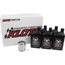 [10-3601-0857] BASIC 5 QUART SYNTHETIC ENGINE OIL AND CHROME FILTER KIT